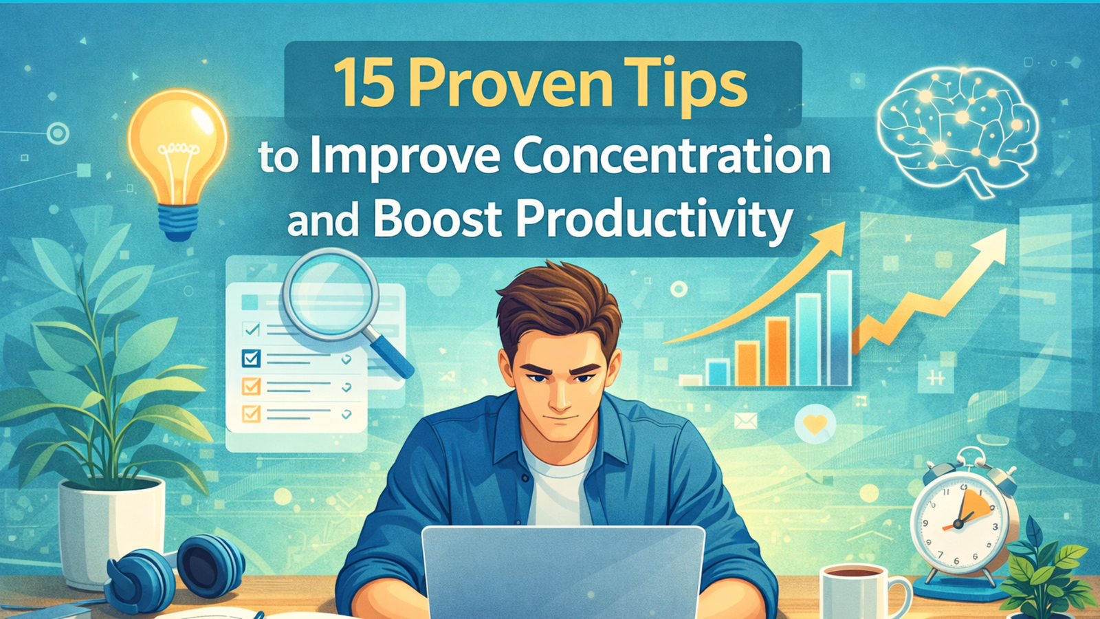 15 Proven Tips to Improve Concentration and Boost Productivity