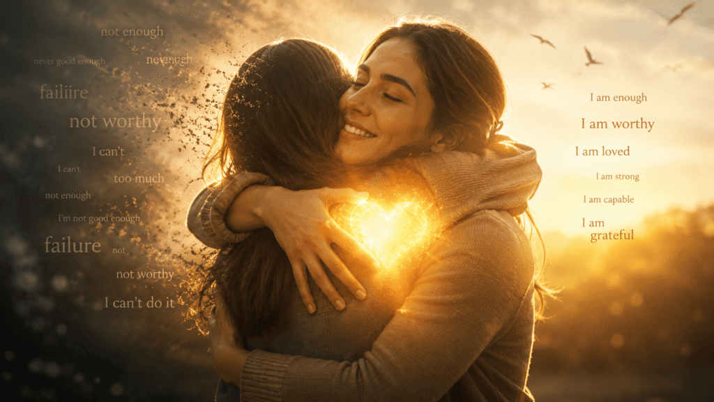 Embrace of light and self-love The power of expressing gratitude and strengthening relationships